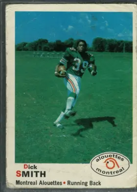 1970 O-Pee-Chee CFL Dick Smith #106 Montreal Alouettes VG 3