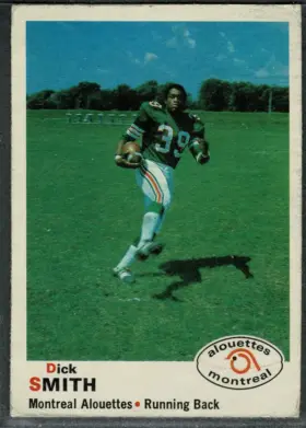 1970 O-Pee-Chee CFL Dick Smith #106 Montreal Alouettes VG-EX 4