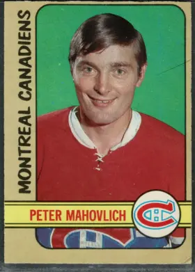 1972-73 O-Pee-Chee Pete Mahovlich #124 Montreal Canadiens