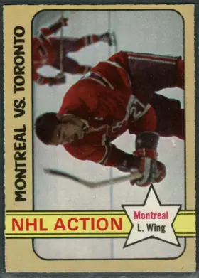 1972 O-Pee-Chee Frank Mahovlich #128 NHL Action Card Montreal Canadiens