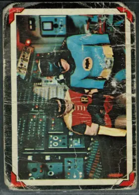 1966 O-Pee-Chee Batman #13 A Dual Decision Riddler Back Batman Series