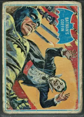 1966 Topps Batman Batmans Coffin #13B Raw Batman Blue Bat B Series