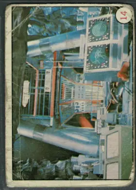 1966 O-Pee-Chee Batcave #14 Puzzle Back Bat Laffs