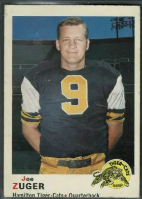 1970 O-Pee-Chee CFL Joe Zuger #15 Grey Cup MVP Hamilton Tiger-Cats EX 5