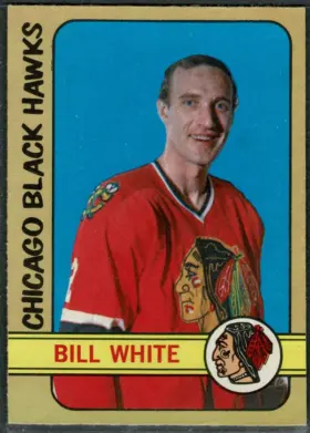 1972-73 O-Pee-Chee Bill White #158 Chicago Black Hawks