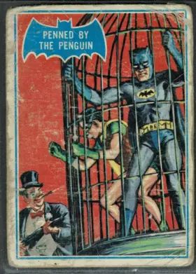1966 Topps Batman The Penguin #16B Cowl Back Batman 44 Card Set