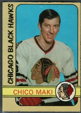 1972-73 O-Pee-Chee Chico Maki #198 Chicago Black Hawks