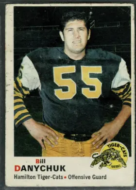 1970 O-Pee-Chee Bill Danychuk #20 Hamilton Tiger-Cats G 2