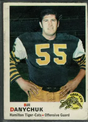 1970 O-Pee-Chee Bill Danychuk #20 Hamilton Tiger-Cats VG-EX 4