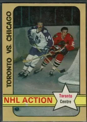 1972 O-Pee-Chee Dave Keon #209 NHL Action Card Toronto Maple Leafs