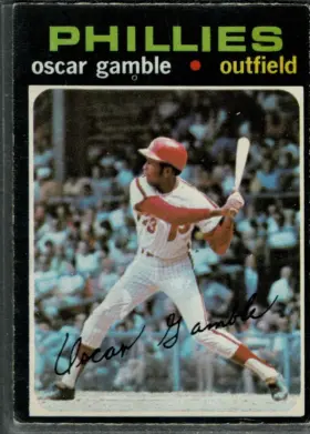 1971 O-Pee-Chee Oscar Gamble #23 Philadelphia Phillies