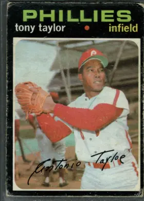 1971 O-Pee-Chee Tony Taylor #246 Philadelphia Phillies