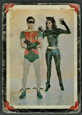 1966 O-Pee-Chee Batman #25 The Princess of Plunder's Prey Catwoman Riddler Back Batman Series