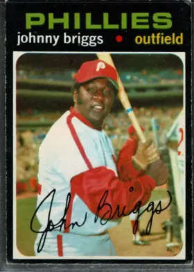 1971 O-Pee-Chee Johnny Briggs #297 Philadelphia Phillies