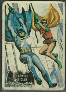 1966 O-Pee-Chee Batman Following the Clue #40 Canadian Printing Black Bat Series