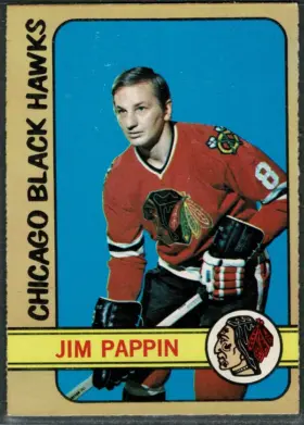1972-73 O-Pee-Chee Jim Pappin #42 Chicago Black Hawks