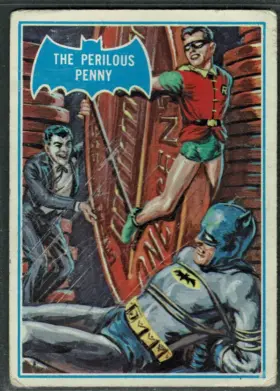 1966 Topps Batman The Joker #43B Raw Batman Blue Bat B Series