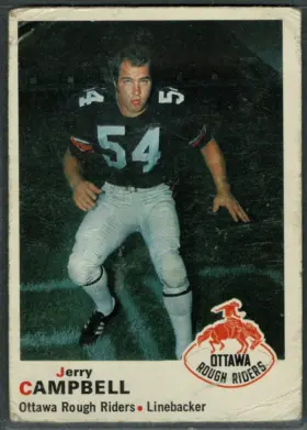 1970 O-Pee-Chee Jerry Campbell #45 Ottawa Rough Riders VG-EX 4