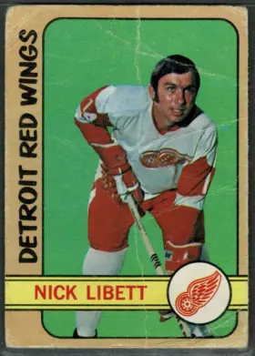 1972-73 O-Pee-Chee Nick Libett #45 Detroit Red Wings VG-EX 4