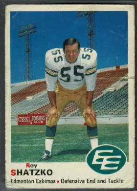 1970 O-Pee-Chee Roy Shatzko #53 Edmonton Eskimos VG-EX 4