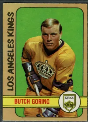 1972-73 O-Pee-Chee Butch Goring #56 Rookie Card Los Angeles Kings