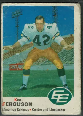 1970 O-Pee-Chee Ken Ferguson #56 Edmonton Eskimos VG-EX 4