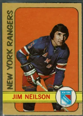 1972-73 O-Pee-Chee Jim Neilson #60 New York Rangers