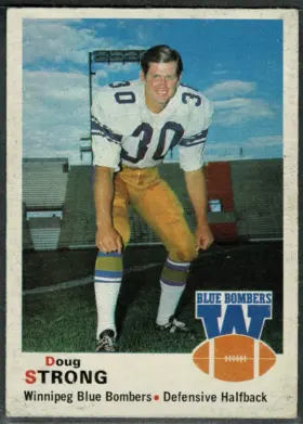 68 Doug Strong 1970 O Pee Chee Front Exmt from 6 1