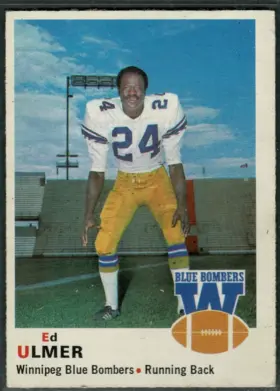 1970 O-Pee-Chee Ed Ulmer #70 Winnipeg Blue Bombers EX 5