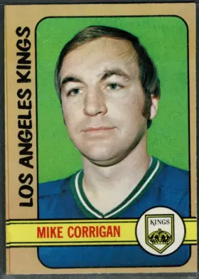 1972-73 O-Pee-Chee Mike Corrigan #74 Los Angeles Kings