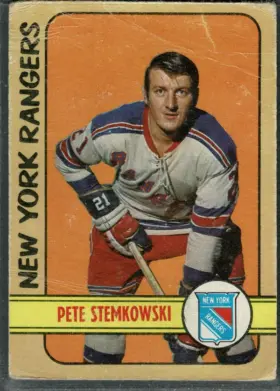 1972-73 O-Pee-Chee Pete Stemkowski #78 New York Rangers GD 2