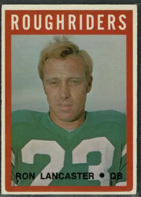 1972 O-Pee-Chee CFL Ron Lancaster #79 CFL Hall of Fame Quarterback Saskatchewan Roughriders