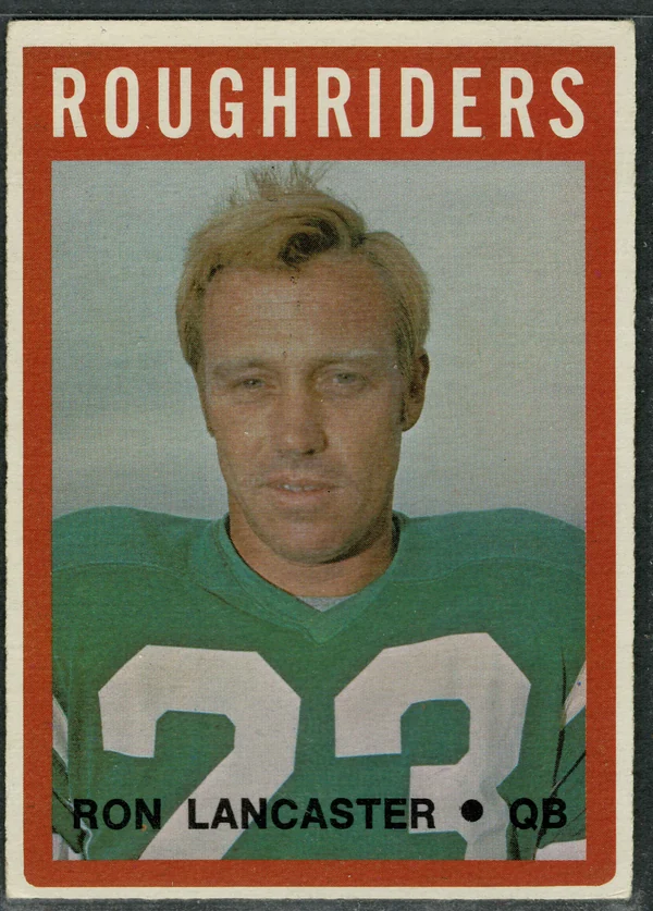 1972 O-Pee-Chee CFL Ron Lancaster #79 CFL Hall of Fame Quarterback Saskatchewan Roughriders