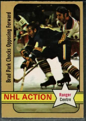 1972 O-Pee-Chee Brad Park #85 NHL Action Card New York Rangers