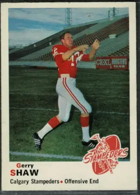 1970 O-Pee-Chee Gerry Shaw #87 Grey Cup Champion Calgary Stampeders VG-EX 4