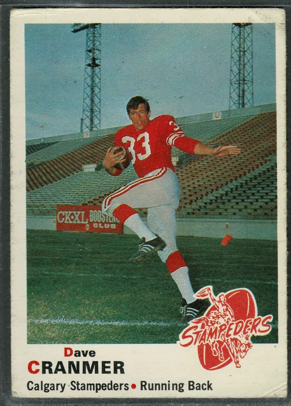 93 Dave Cranmer 1970 O Pee Chee Front Ex from 5 1