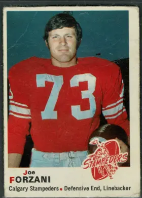 1970 O-Pee-Chee Joe Forzani #97 Forzani Group Sport Chek Co-Owner Calgary Stampeders VG 3