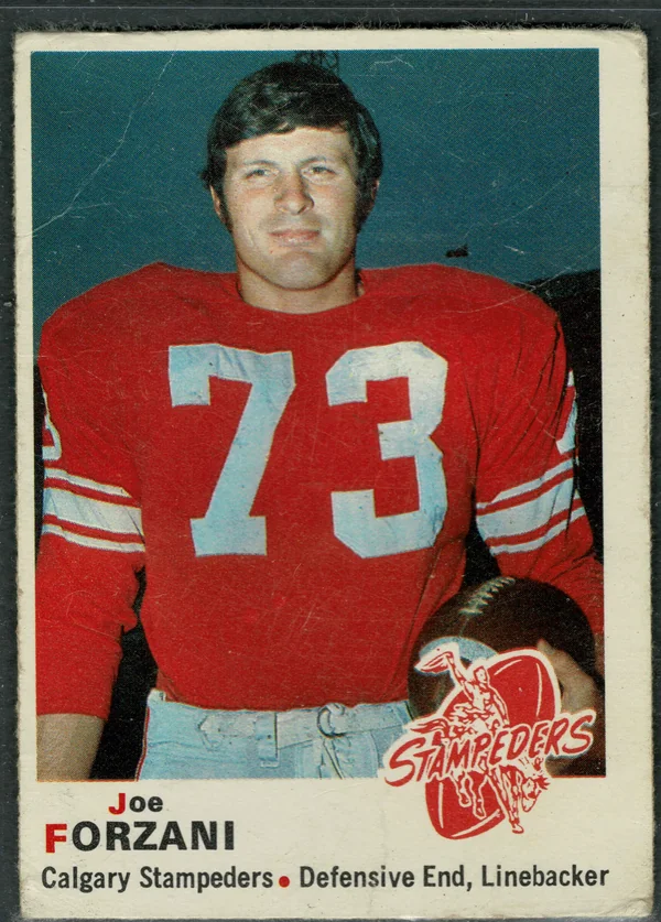 1970 O-Pee-Chee Joe Forzani #97 Forzani Group Sport Chek Co-Owner Calgary Stampeders VG 3