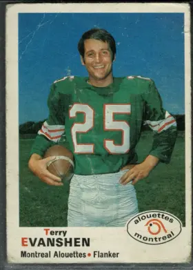 98 Terry Evanshen 1970 O Pee Chee Front from Vg 3