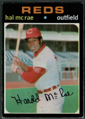 1971 O-Pee-Chee Hal McRae #177 Cincinnati Reds