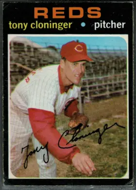 1971 O-Pee-Chee Tony Cloninger #218 Cincinnati Reds