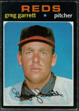 1971 O-Pee-Chee Greg Garrett #377 Cincinnati Reds