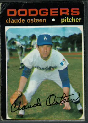 1971 O-Pee-Chee Claude Osteen #10 All-Star Los Angeles Dodgers