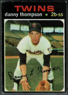 1971 O-Pee-Chee Danny Thompson #127 Rookie Card Minnesota Twins