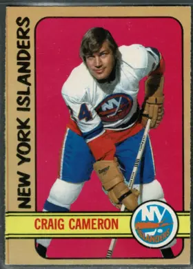 1972-73 O-Pee-Chee Craig Cameron #13 RC New York Islanders