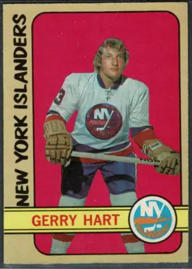 1972-73 O-Pee-Chee Gerry Hart #139 Rookie Card Bilingual Back New York Islanders
