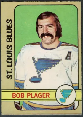 1972-73 O-Pee-Chee Bob Plager #161 Bilingual Back St. Louis Blues