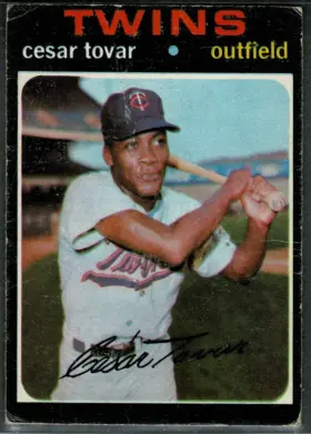 1971 O-Pee-Chee Cesar Tovar #165 Minnesota Twins