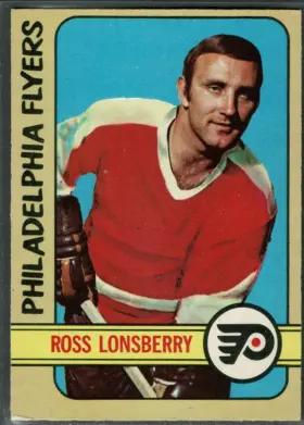 1972-73 O-Pee-Chee Ross Lonsberry #166 Base Set Philadelphia Flyers Hockey Card