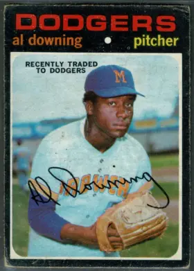 1971 O-Pee-Chee Al Downing #182 Traded Los Angeles Dodgers